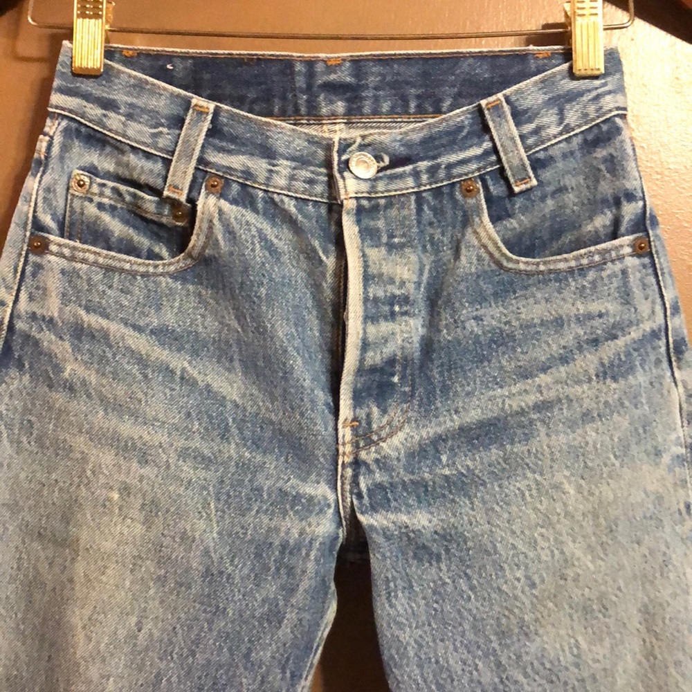 🌺SOLD ON EBAY🌺Vintage red tab 701 Levi’s jeans - Picture 3 of 8